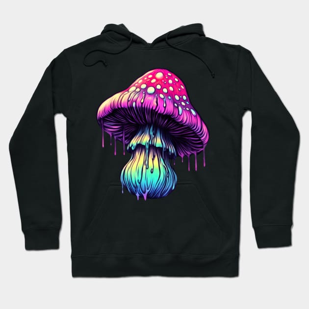 Trippy mushroom pastel goth Hoodie by Evgmerk